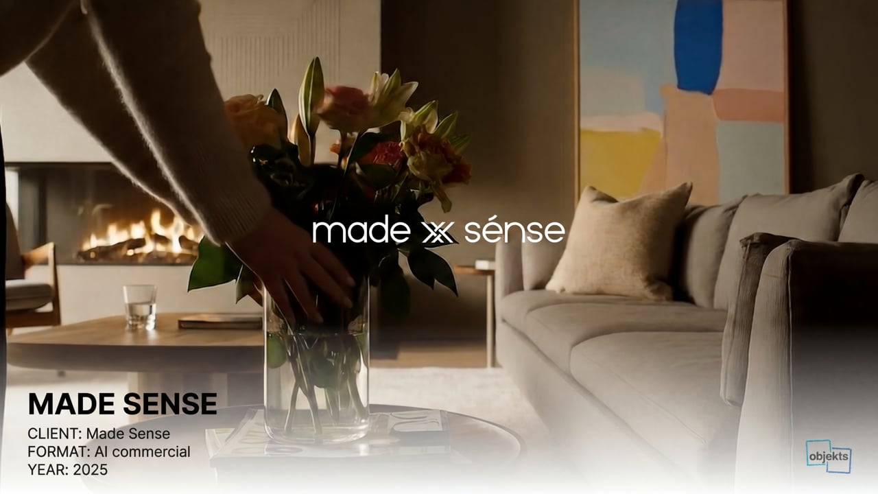 Made Sense — рекламный ролик, созданный с AI