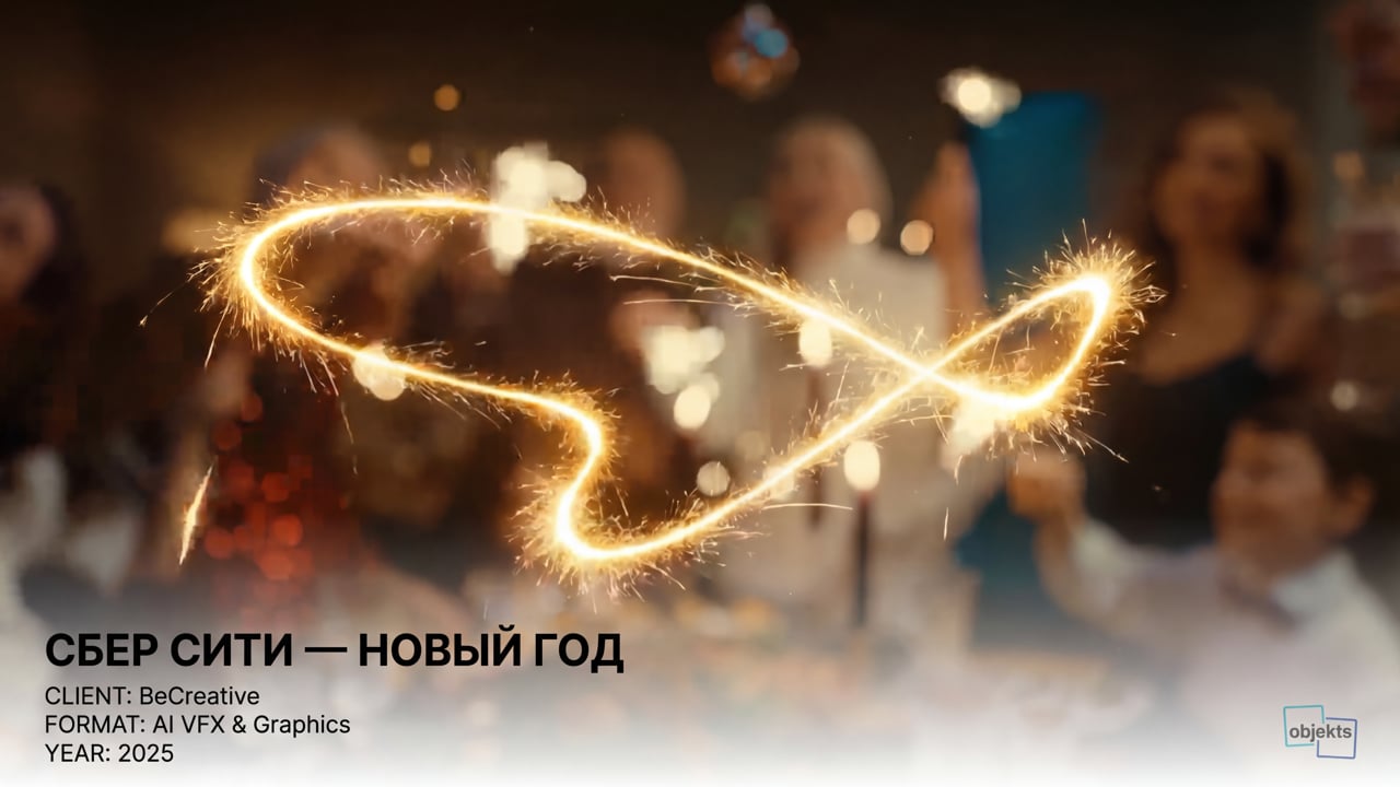 SberCity New Year — AI VFX и графика