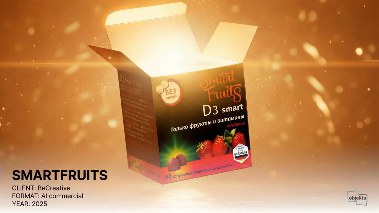 SmartFruits — продуктовый AI-ролик